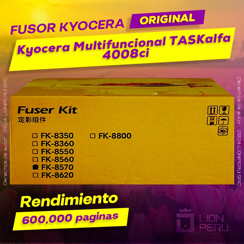 Fusor Kyocera TASKalfa 4008ci Multifuncional Original