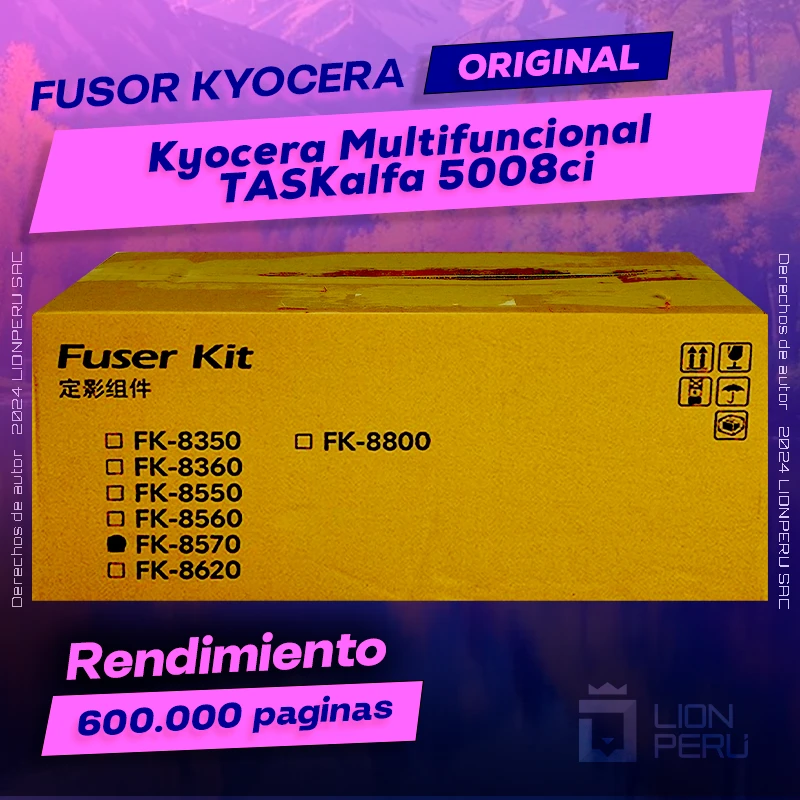 Fusor Kyocera TASKalfa 5008ci Multifuncional Original