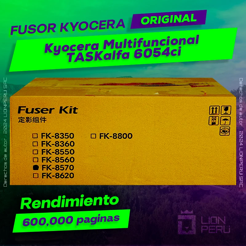 Fusor Kyocera TASKalfa 6054ci Multifuncional Original