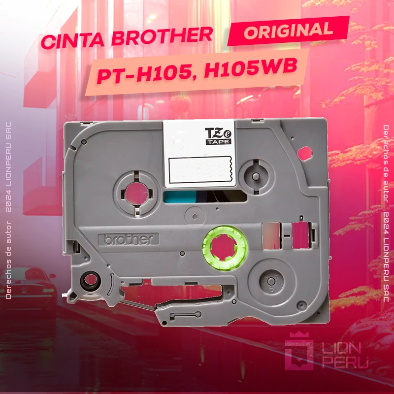 Cinta Brother PT-H105, H105WB Cartridge P-Touch Rotuladora, ofrece un rendimiento de Calidad a un super Precio, ingresa y consigue el tuyo… ¡¡YA!!