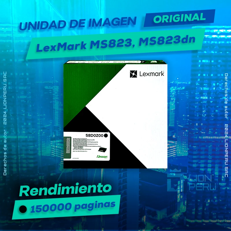 Unidad de Imagen LexMark MS823, MS823dn Imaging Original Negro, ofrece un rendimiento de Calidad a un super Precio, consigue el tuyo… ¡¡YA!!