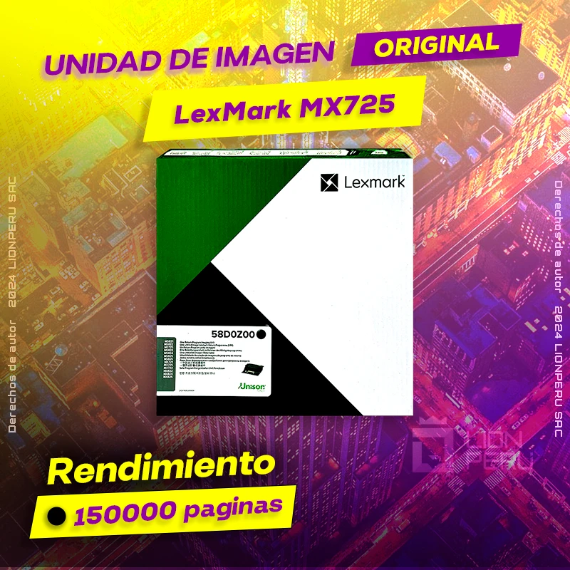 Unidad de Imagen LexMark MX725 Imaging Original Negro, ofrece un rendimiento de Calidad a un super Precio, ingresa y consigue el tuyo… ¡¡YA!!