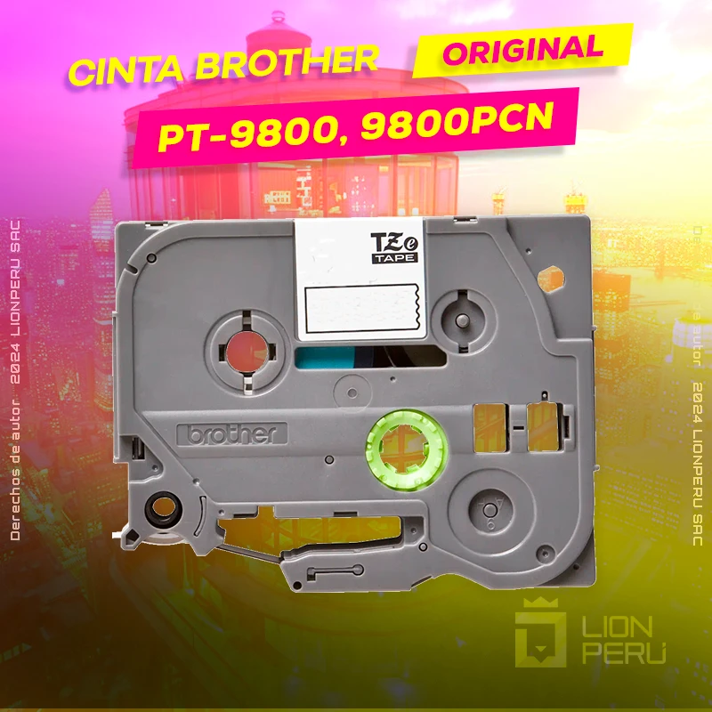 Cinta Brother  PT-9800, 9800PCN Cartridge P-Touch Rotuladora, ofrece un rendimiento de Calidad a un super Precio, ingresa y consigue el tuyo… ¡¡YA!!
