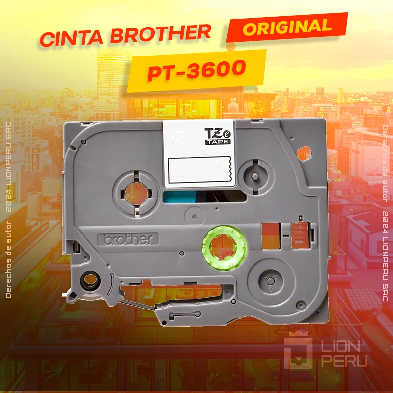 Cinta Brother PT-3600 Cartridge P-Touch Rotuladora, ofrece un rendimiento de Calidad a un super Precio, ingresa y consigue el tuyo… ¡¡YA!!