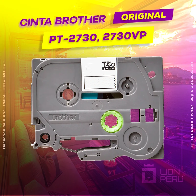 Cinta Brother PT-2730, 2730VP Cartridge P-Touch Rotuladora, ofrece un rendimiento de Calidad a un super Precio, ingresa y consigue el tuyo… ¡¡YA!!