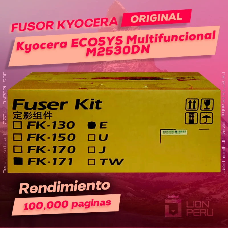 Fusor Kyocera ECOSYS M2530DN Monocromatico Cartucho Original