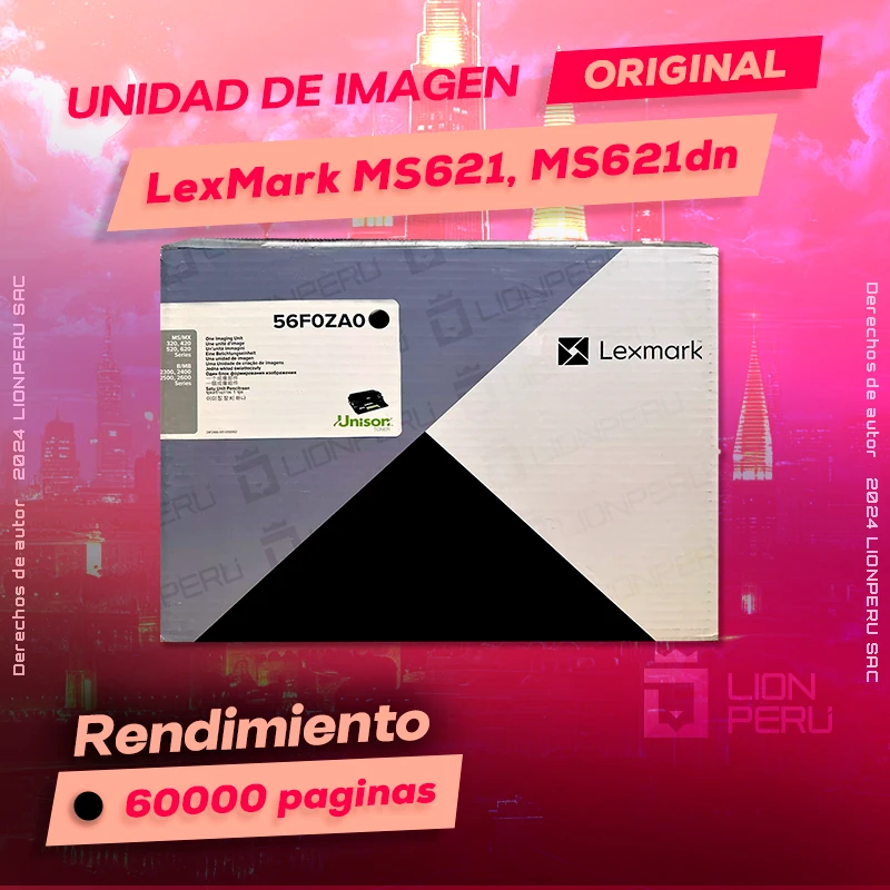 Unidad de Imagen LexMark MS621, MS621dn Imaging Original Negro, ofrece un rendimiento de Calidad a un super Precio, consigue el tuyo… ¡¡YA!!