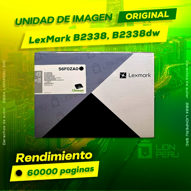 Unidad de Imagen LexMark B2338, B2338dw Imaging Original Negro, ofrece un rendimiento de Calidad a un super Precio, consigue el tuyo… ¡¡YA!!