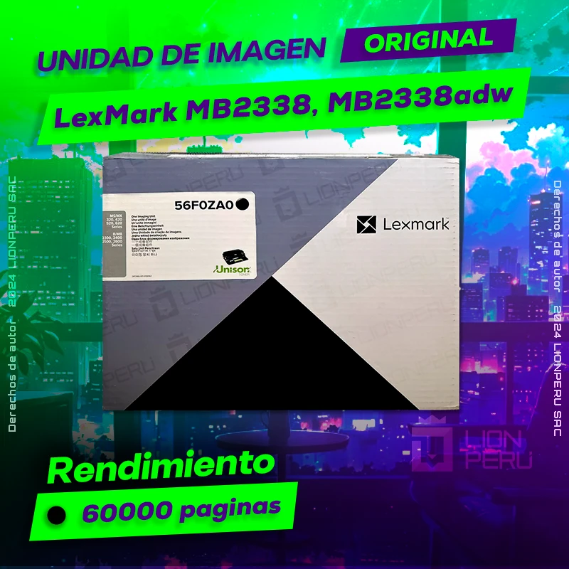 Unidad de Imagen LexMark MB2338, MB2338adw Original Negro, ofrece un rendimiento de Calidad a un super Precio, ingresa y consigue el tuyo… ¡¡YA!!