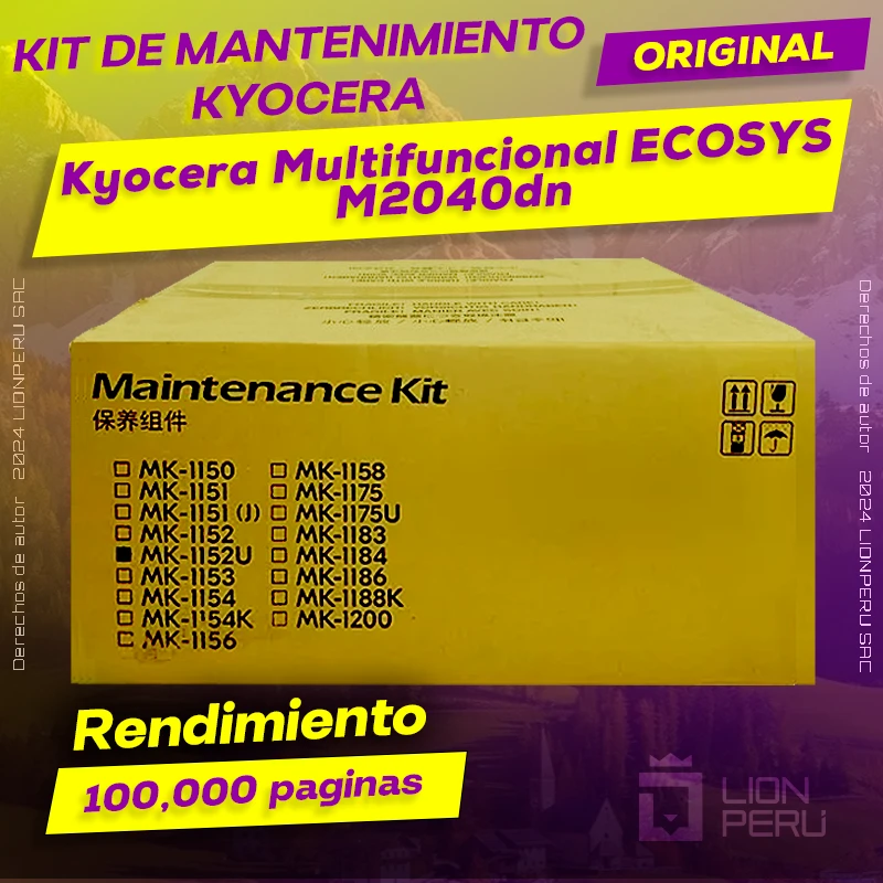 Kit de Mantenimiento ECOSYS M2040dn Kyocera Multifuncional Original