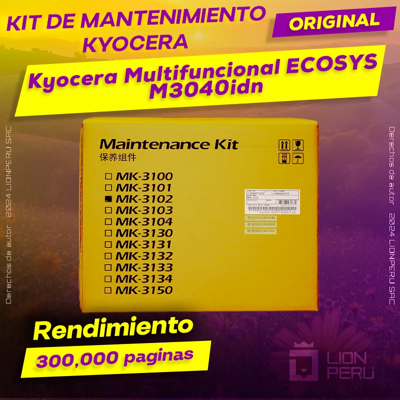 Kit de Mantenimiento Kyocera ECOSYS M3040idn Cartucho Original