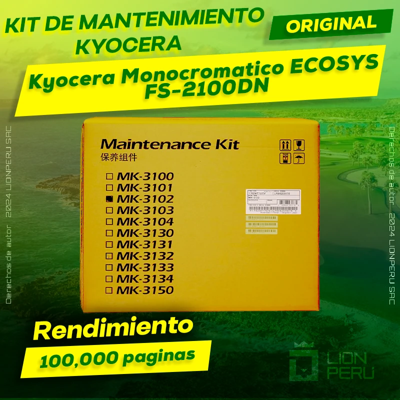 Kit de Mantenimiento Kyocera ECOSYS FS-2100DN Cartucho Original