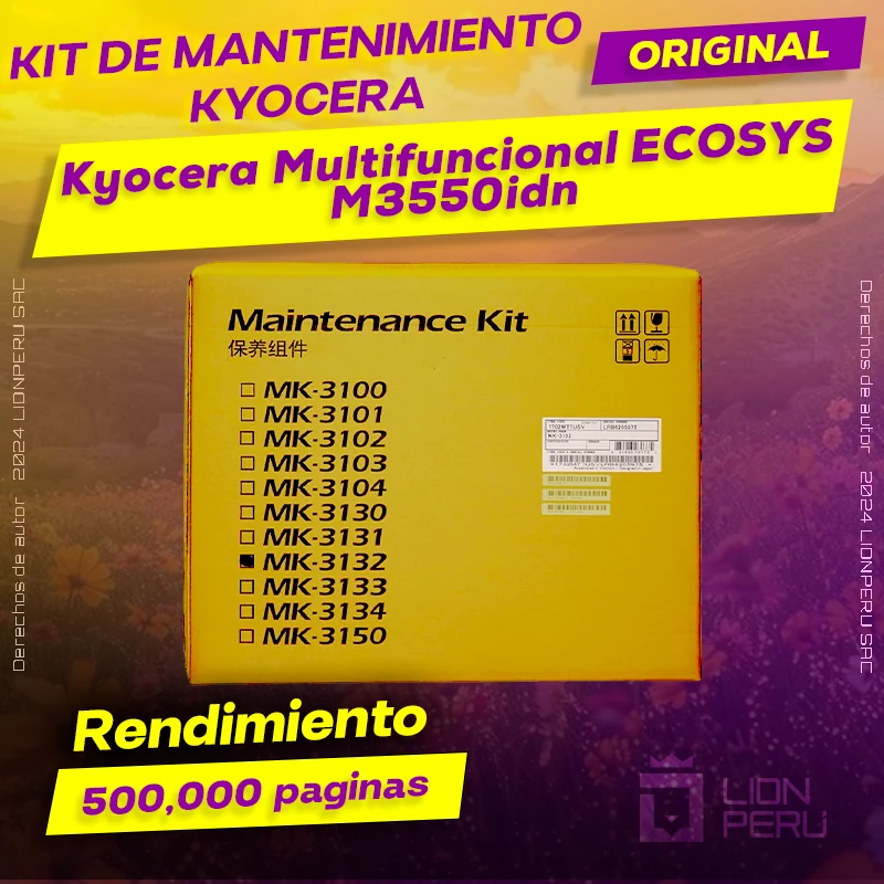 Kit de Mantenimiento Kyocera ECOSYS M3550idn Multifuncional