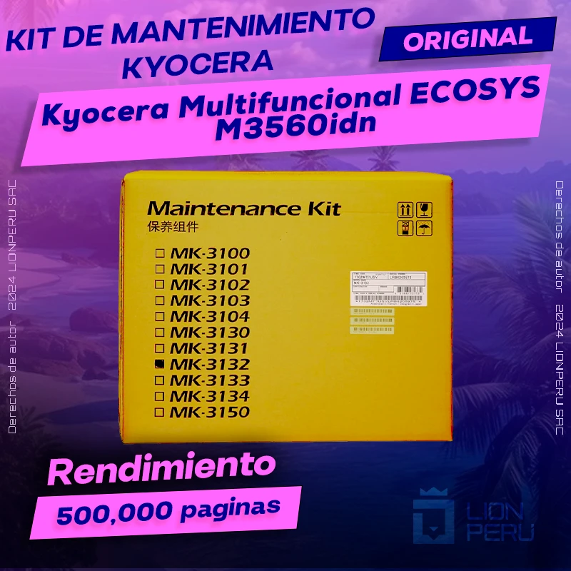 Kit de Mantenimiento Kyocera ECOSYS M3560idn Multifuncional