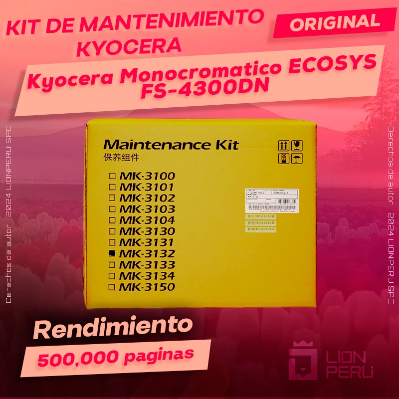 Kit de Mantenimiento Kyocera ECOSYS FS-4300DN Multifuncional