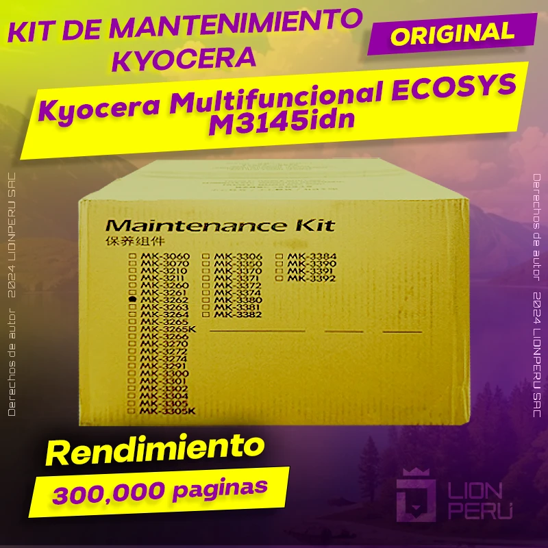 Kit de Mantenimiento Kyocera ECOSYS M3145idn Cartucho Original
