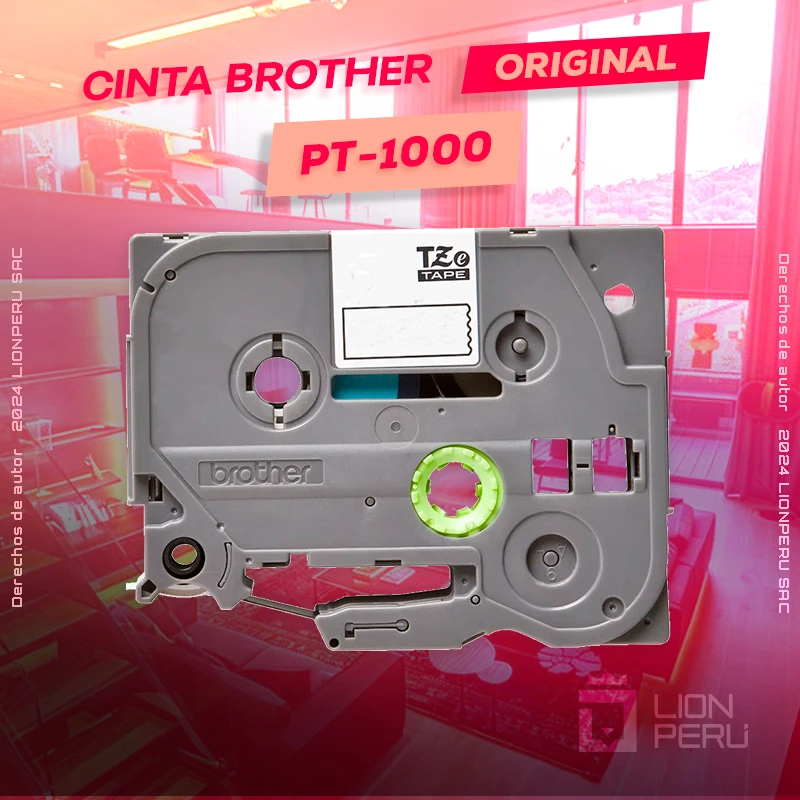 Cinta Brother PT-1000 Cartridge P-Touch Rotuladora, ofrece un rendimiento de Calidad a un super Precio, ingresa y consigue el tuyo… ¡¡YA!!