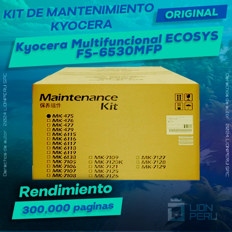 Kit de Mantenimiento Kyocera ECOSYS FS-6530MFP Original