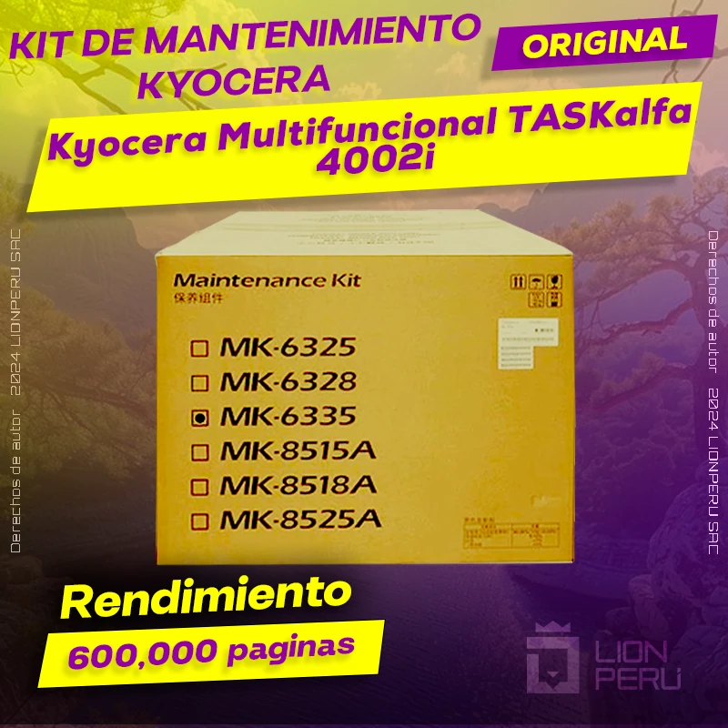 Kit de Mantenimiento Kyocera TASKalfa 4002i Original