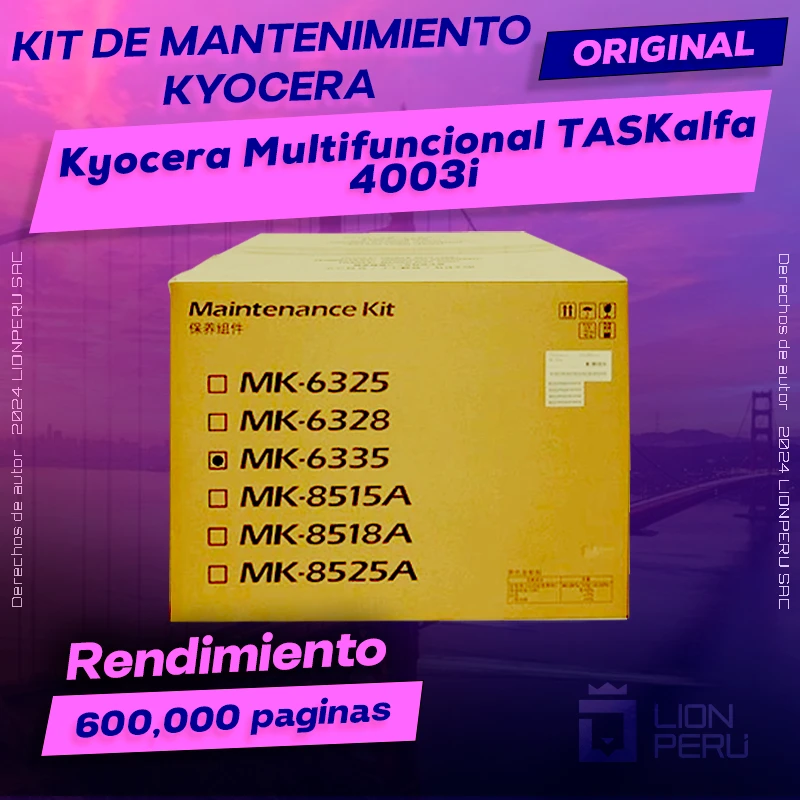 Kit de Mantenimiento Kyocera TASKalfa 4003i Original