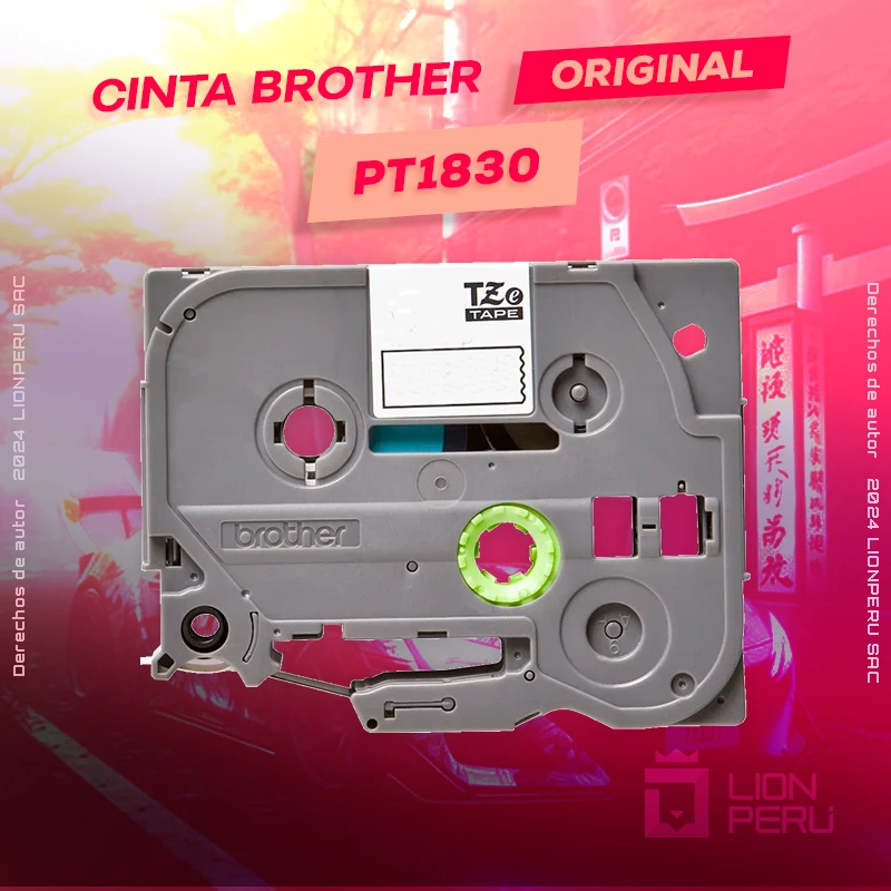 Cinta Brother PT1830 Cartridge P-Touch Rotuladora, ofrece un rendimiento de Calidad a un super Precio, ingresa y consigue el tuyo… ¡¡YA!!