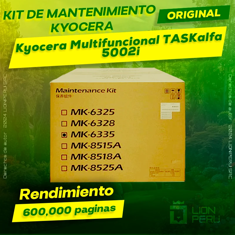 Kit de Mantenimiento Kyocera TASKalfa 5002i Original