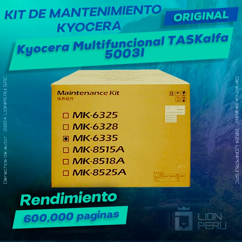 Kit de Mantenimiento Kyocera TASKalfa 5003I Original
