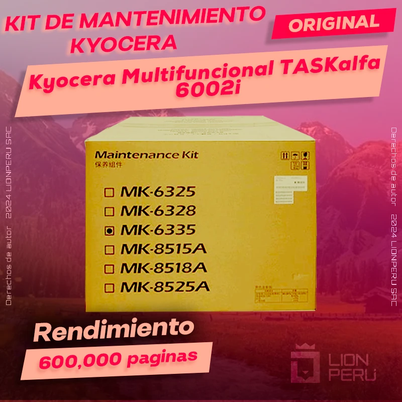 Kit de Mantenimiento Kyocera TASKalfa 6002i Original