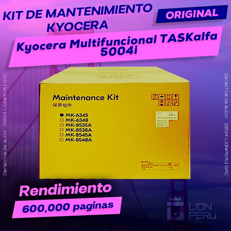Kit de Mantenimiento Kyocera TASKalfa 5004i Original