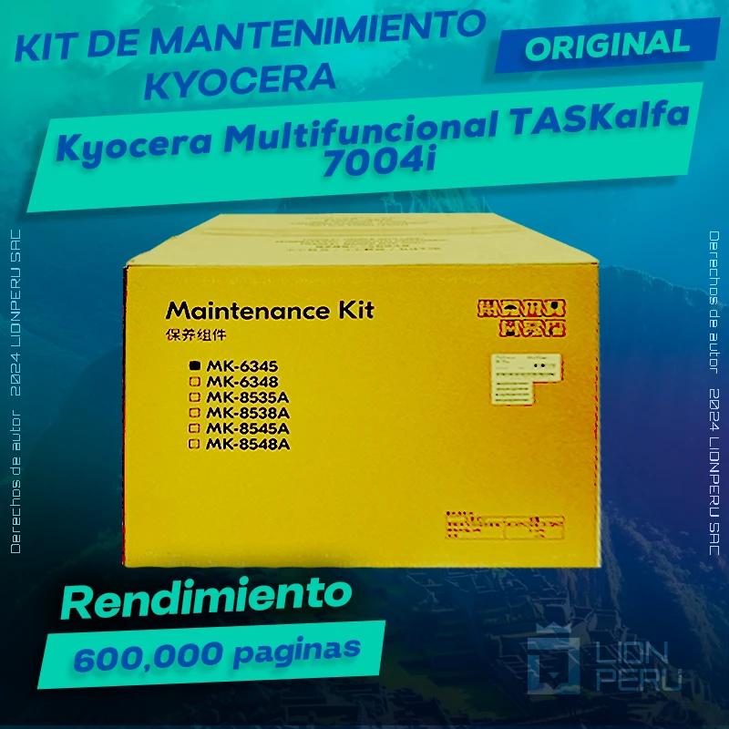 Kit de Mantenimiento Kyocera TASKalfa 7004i Original