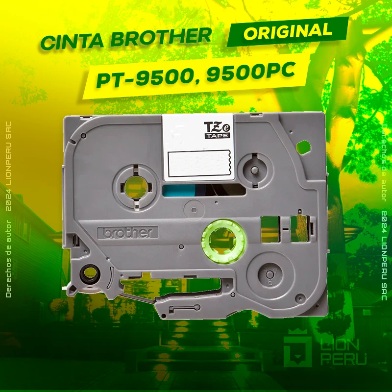 Cinta Brother PT-9500, 9500PC Cartridge P-Touch Rotuladora, ofrece un rendimiento de Calidad a un super Precio, ingresa y consigue el tuyo… ¡¡YA!!
