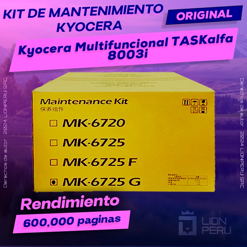 Kit de Mantenimiento Kyocera TASKalfa 8003i Original