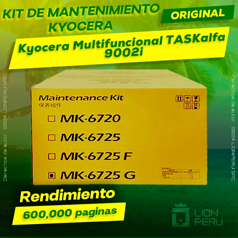 Kit de Mantenimiento Kyocera TASKalfa 9002i Original