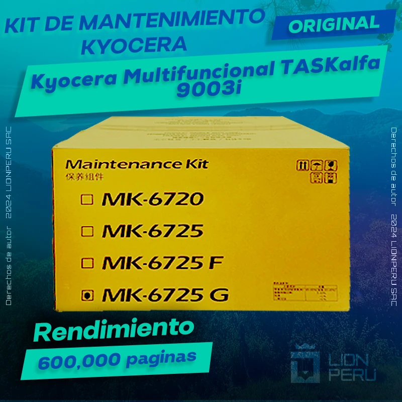 Kit de Mantenimiento Kyocera TASKalfa 9003i Original