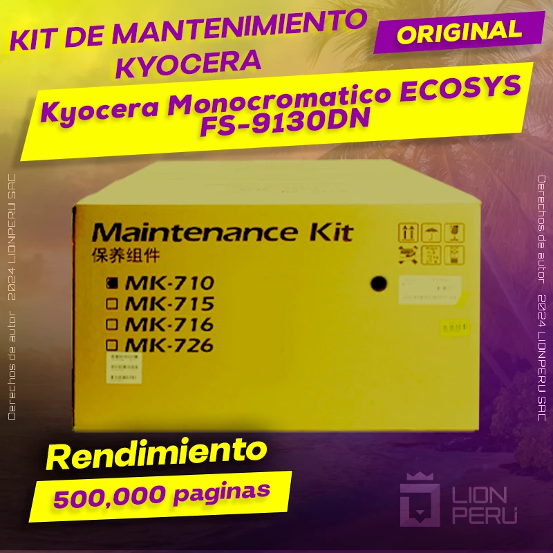 Kit de Mantenimiento Kyocera ECOSYS FS-9130DN Original