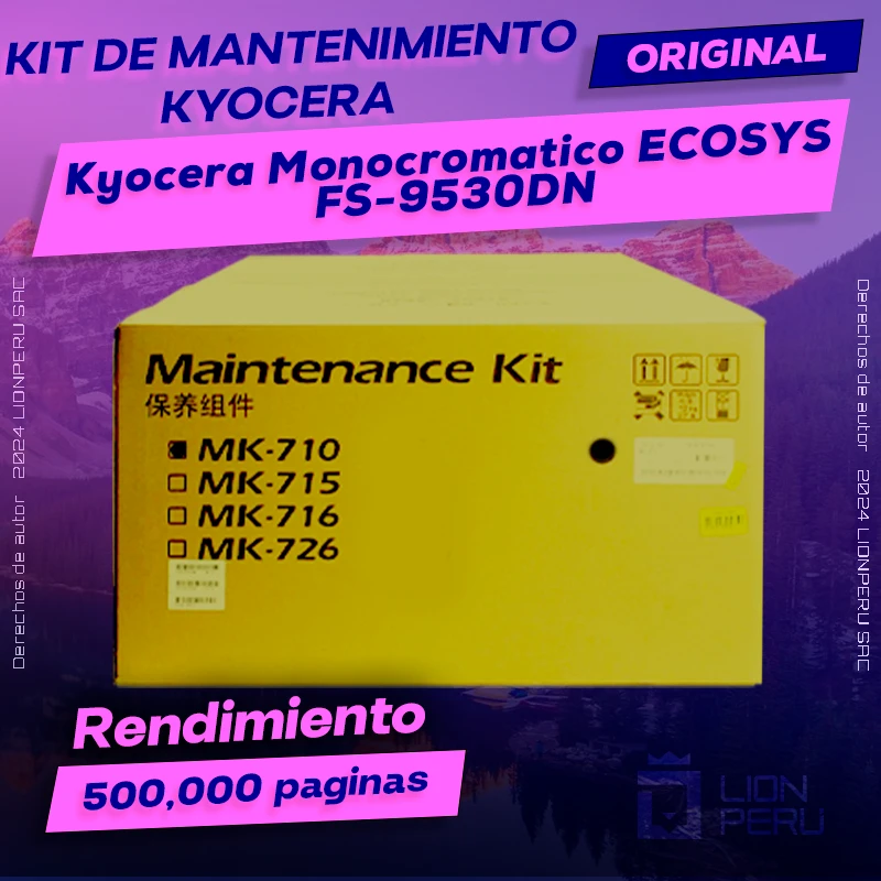 Kit de Mantenimiento Kyocera ECOSYS FS-9530DN Original