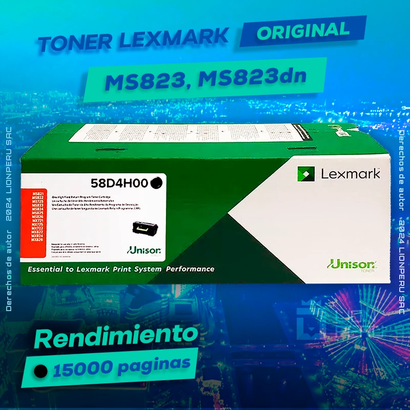 Toner LexMark MS823, MS823dn Cartridge Original Negro, ofrece un rendimiento de Calidad a un super Precio, ingresa y consigue el tuyo… ¡¡YA!!