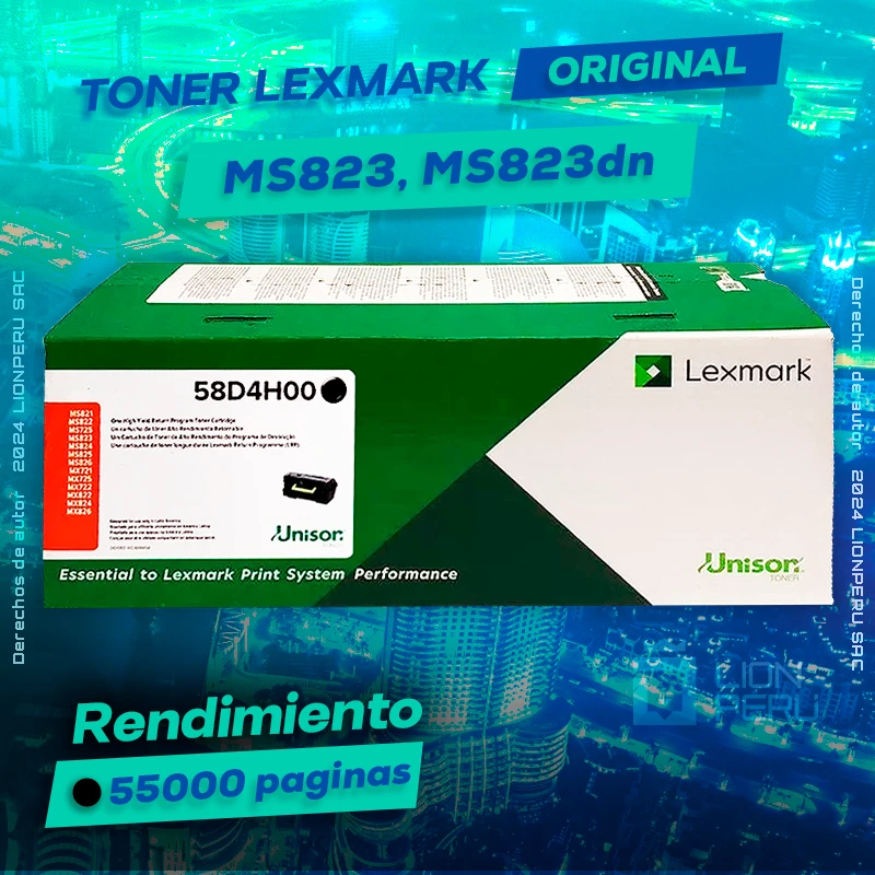 Toner LexMark MS823, MS823dn Cartridge Original Negro, ofrece un rendimiento de Calidad a un super Precio, ingresa y consigue el tuyo… ¡¡YA!!