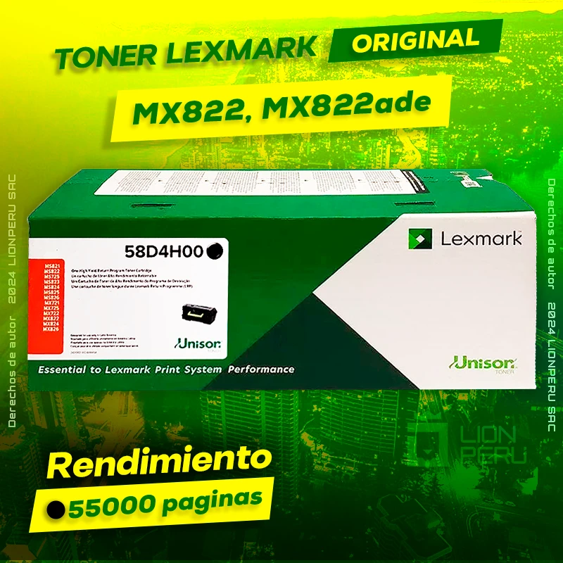 Toner LexMark MX822, MX822ade Cartucho Original Negro, ofrece un rendimiento de Calidad a un super Precio, ingresa y consigue el tuyo… ¡¡YA!!