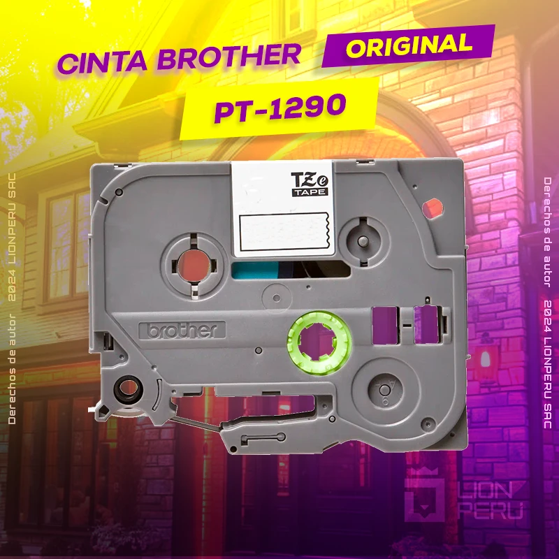 Cinta Brother PT-1290 Cartridge P-Touch Rotuladora, ofrece un rendimiento de Calidad a un super Precio, ingresa y consigue el tuyo… ¡¡YA!!