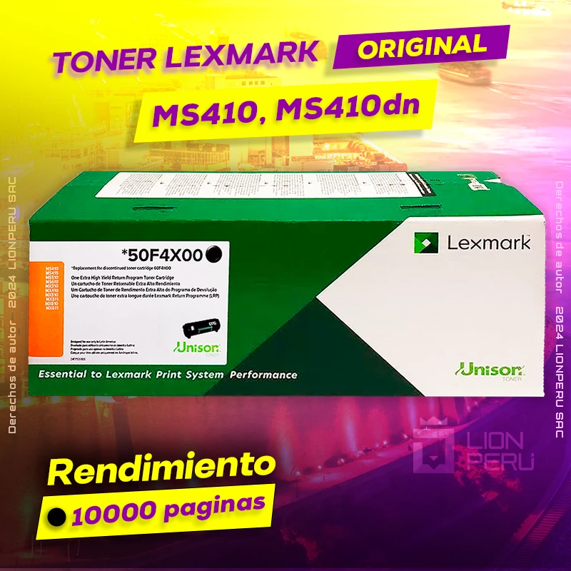 Toner LexMark MS410, MS410dn Cartridge Original Negro, ofrece un rendimiento de Calidad a un super Precio, ingresa y consigue el tuyo… ¡¡YA!!