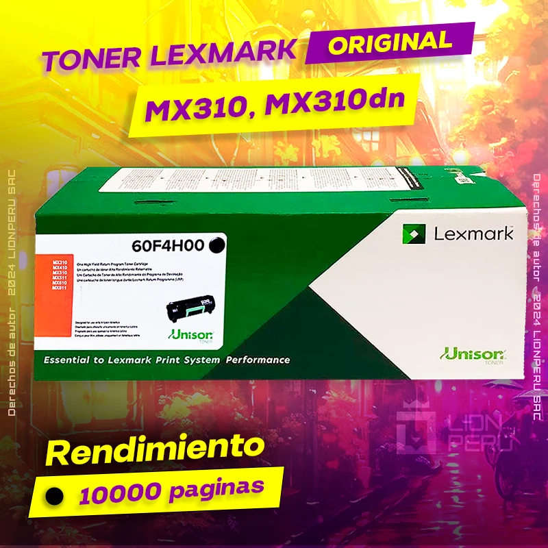 Toner LexMark MX310, MX310dn Cartucho Original Negro, ofrece un rendimiento de Calidad a un super Precio, ingresa y consigue el tuyo… ¡¡YA!!