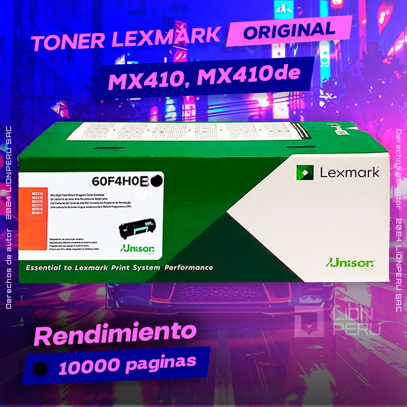 Toner LexMark MX410, MX410de Cartucho Original Negro, ofrece un rendimiento de Calidad a un super Precio, ingresa y consigue el tuyo… ¡¡YA!!