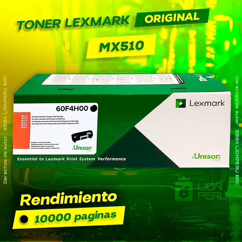 Toner LexMark MX510 Laser Cartridge Original Negro, ofrece un rendimiento de Calidad a un super Precio, ingresa y consigue el tuyo… ¡¡YA!!