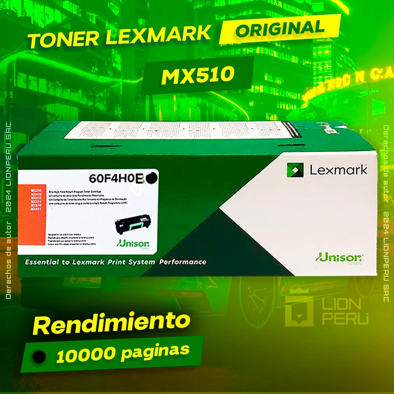 Toner LexMark MX510 Laser Cartridge Original Negro, ofrece un rendimiento de Calidad a un super Precio, ingresa y consigue el tuyo… ¡¡YA!!
