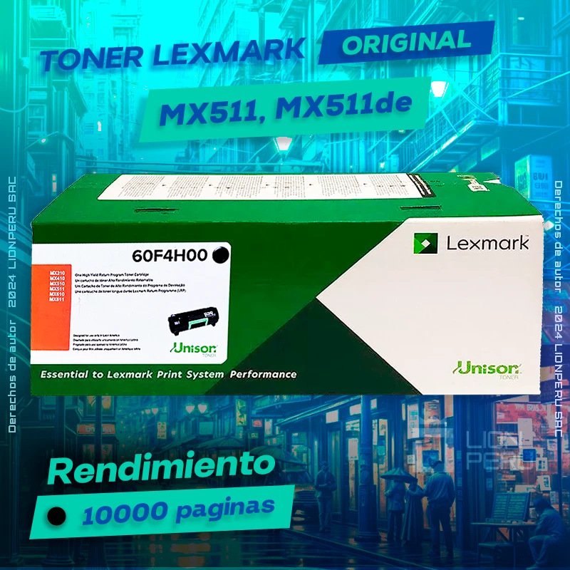 Toner LexMark MX511, MX511de Cartridge Original Negro, ofrece un rendimiento de Calidad a un super Precio, ingresa y consigue el tuyo… ¡¡YA!!