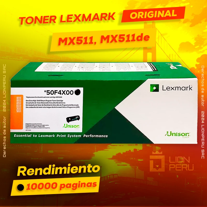 Toner LexMark MX511, MX511de Cartridge Original Negro, ofrece un rendimiento de Calidad a un super Precio, ingresa y consigue el tuyo… ¡¡YA!!