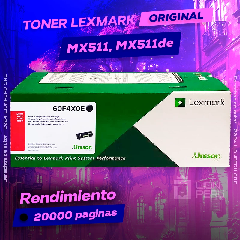Toner LexMark MX511, MX511de Cartridge Original Negro, ofrece un rendimiento de Calidad a un super Precio, ingresa y consigue el tuyo… ¡¡YA!!