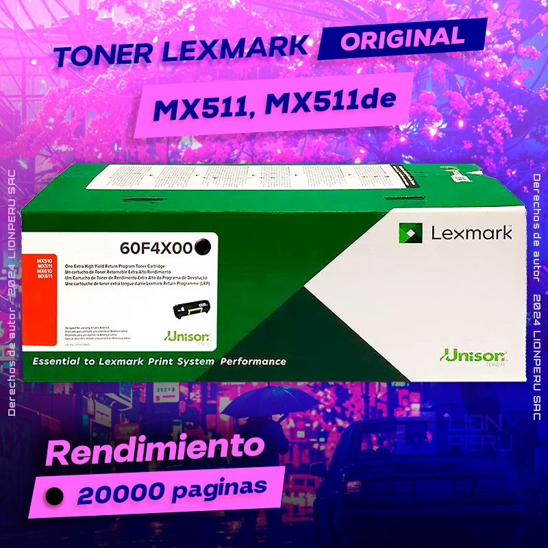 Toner LexMark MX511, MX511de Cartridge Original Negro, ofrece un rendimiento de Calidad a un super Precio, ingresa y consigue el tuyo… ¡¡YA!!
