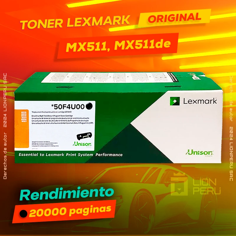 Toner LexMark MX511, MX511de Cartridge Original Negro, ofrece un rendimiento de Calidad a un super Precio, ingresa y consigue el tuyo… ¡¡YA!!